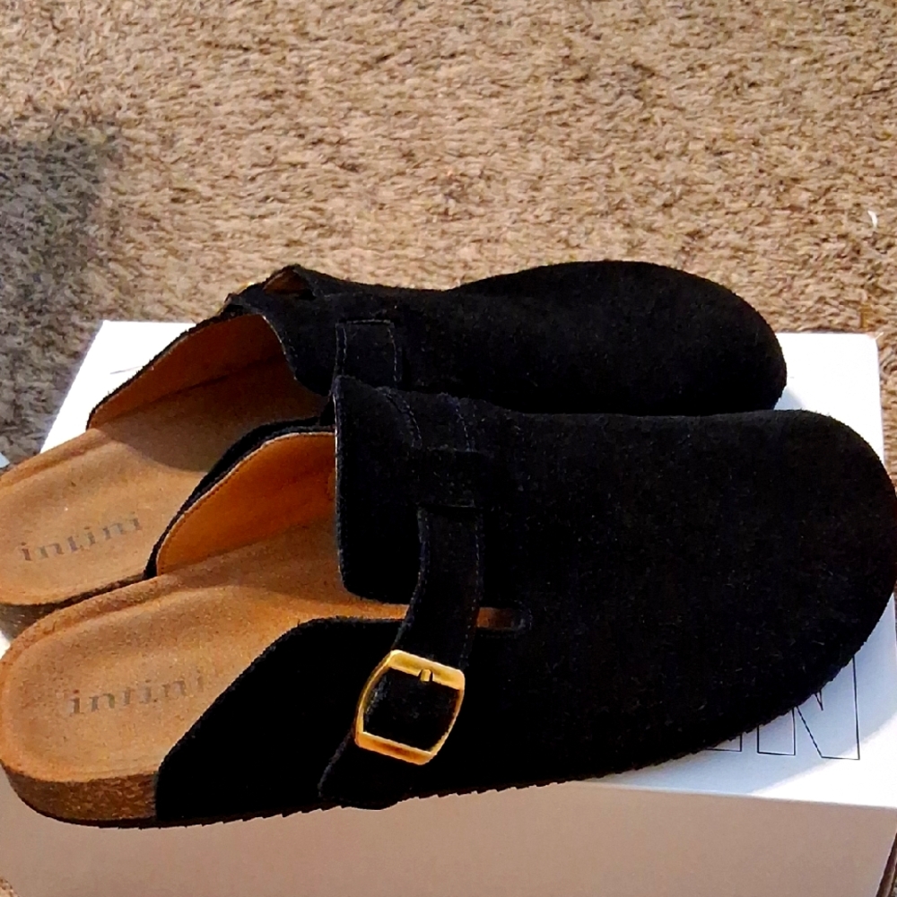 Men's Black Suede Slip-On Shoes
